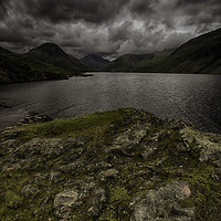 Buy canvas prints of Moody Wastwater, The Lake District by Derek Daniel