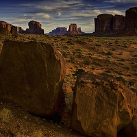 Buy canvas prints of Monument Valley, Arizona-Utah Border by Derek Daniel