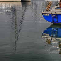 Buy canvas prints of Boat & Reflections by Derek Daniel
