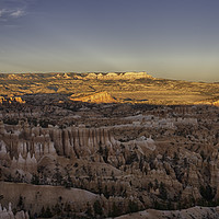 Buy canvas prints of Bryce Canyon sunset (panoramic)  by Derek Daniel