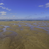Buy canvas prints of Bedruthan Beach by Derek Daniel