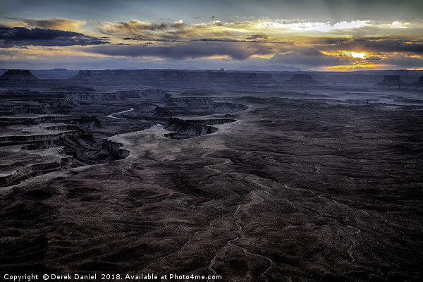 Canyonlands sunset Picture Board by Derek Daniel
