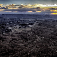 Buy canvas prints of Canyonlands sunset by Derek Daniel