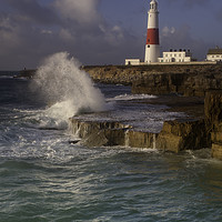 Buy canvas prints of Powerful Waves at Portland Bill by Derek Daniel