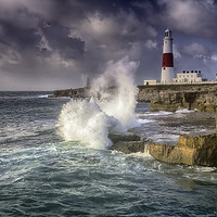 Buy canvas prints of The Tempestuous Power Of The Sea by Derek Daniel