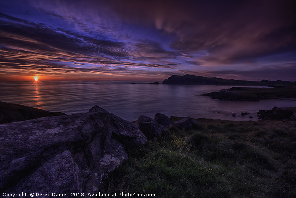 Sybil Head Sunset, Dingle Peninsula, Ireland Picture Board by Derek Daniel