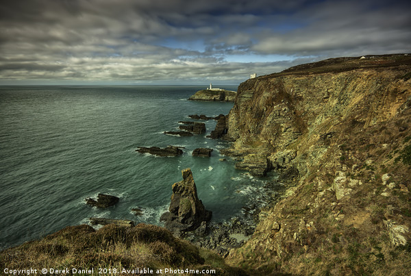 Dramatic Sea Cliffs and Sea Stacks Picture Board by Derek Daniel