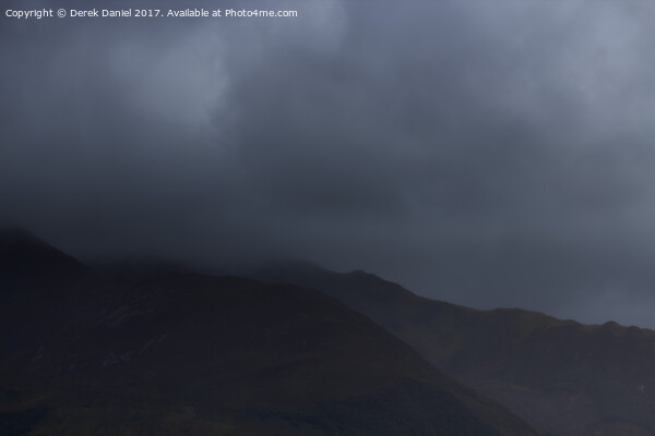 Rainy, Misty Morning in Glencoe Picture Board by Derek Daniel