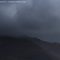 Buy canvas prints of Rainy, Misty Morning in Glencoe by Derek Daniel