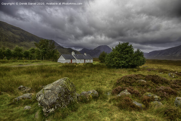 Black Rock Cottage, Glencoe, Scotland Picture Board by Derek Daniel