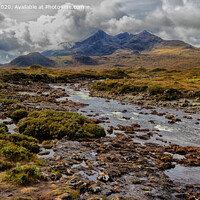 Buy canvas prints of Sligachan, Skye, Scotland  by Derek Daniel