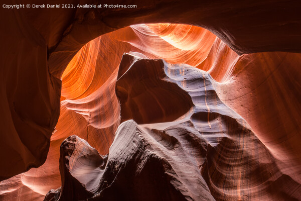 Surreal Beauty of Antelope Canyon Picture Board by Derek Daniel