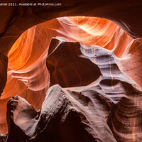 Buy canvas prints of Surreal Beauty of Antelope Canyon by Derek Daniel