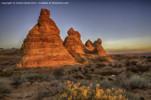 South Coyote Buttes at Sunrise, Arizona  Picture Board by Derek Daniel
