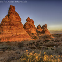 Buy canvas prints of South Coyote Buttes at Sunrise, Arizona  by Derek Daniel
