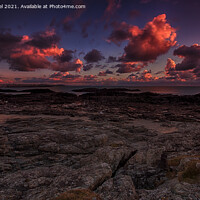 Buy canvas prints of Sunset at Trearddur, Anglesey  by Derek Daniel