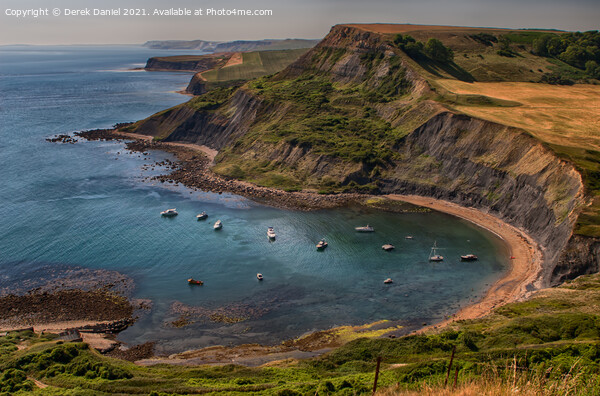 Breath-taking view of Chapman's Pool and the Purbe Picture Board by Derek Daniel