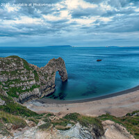 Buy canvas prints of Blue Twilight at Durdle Door by Derek Daniel