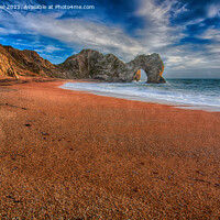 Buy canvas prints of Durdle Dor on a lovely sunny afternoon by Derek Daniel