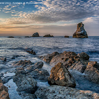 Buy canvas prints of Mupe Rocks at sunrise by Derek Daniel