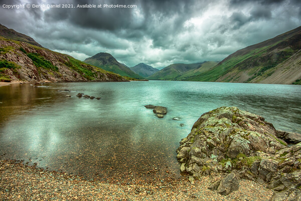 cloudy day at Wastwater in the Lake District #4 Picture Board by Derek Daniel