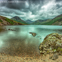 Buy canvas prints of cloudy day at Wastwater in the Lake District #4 by Derek Daniel