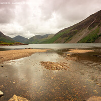 Buy canvas prints of cloudy day at Wastwater in the Lake District #5 by Derek Daniel