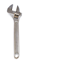 Buy canvas prints of Old adjustable wrench isolated on white background by Sergii Petruk
