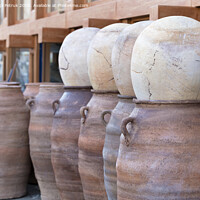 Buy canvas prints of Large earthenware pots for sale by Sergii Petruk