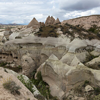 Buy canvas prints of Mountain Honey and Red valleys in Cappadocia by Sergii Petruk