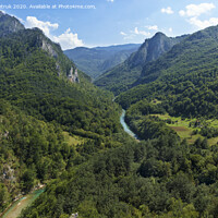 Buy canvas prints of Beautiful view of the valley in the mountains of Montenegro by Sergii Petruk