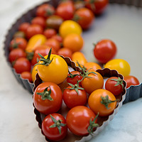 Buy canvas prints of Cherry Tomatoes 2 by Rebecca Cozart