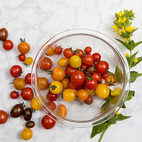 Buy canvas prints of Cherry Tomatoes 3 by Rebecca Cozart