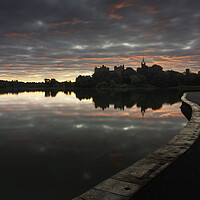 Buy canvas prints of Linlithgow Palace Sunrise by overhoist 