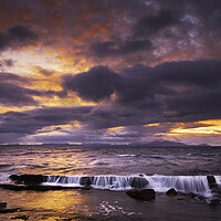 Buy canvas prints of Troon Sunset by overhoist 