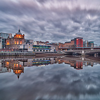 Buy canvas prints of River Clyde Reflections by overhoist 