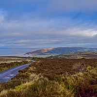Buy canvas prints of Porlock hill looking down to The sea by Will Badman