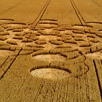 Buy canvas prints of Crop Circles in Somerset by Will Badman