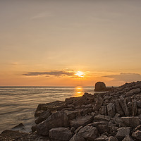 Buy canvas prints of Pulpit Rock Sunset by Will Badman