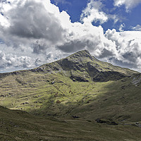 Buy canvas prints of Snowdonia Mountain Y Lliwedd by Jonathan Thomas