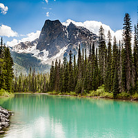Buy canvas prints of Emerald Lake Alberta by David Belcher