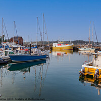 Buy canvas prints of Padstow harbour  by David Belcher