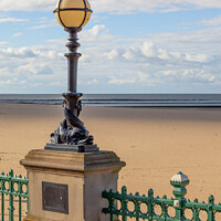 Buy canvas prints of Victorian Lamp post, Margate  by David Belcher