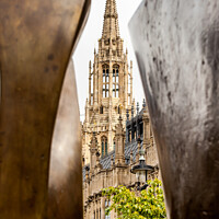 Buy canvas prints of Gothic Tower of the Palace of Westminster by David Belcher