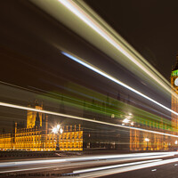 Buy canvas prints of Parliament at night by David Belcher