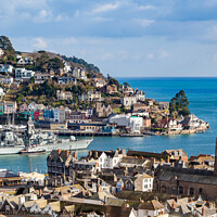 Buy canvas prints of Dartmouth Harbour  by David Belcher