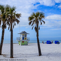 Buy canvas prints of Clearwater Beach, Florida by David Belcher