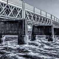 Buy canvas prints of Dundee Rail Bridge by Dundee Photography