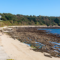 Buy canvas prints of Castle Beach Falmouth Cornwall England by Ian Woolcock