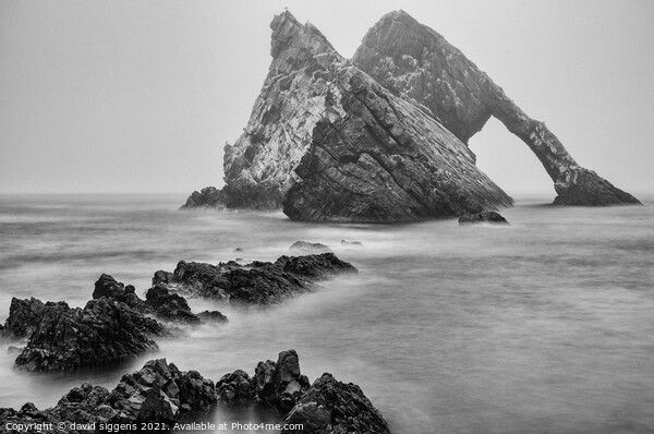 Bow Fiddle Rock scotland Picture Board by david siggens